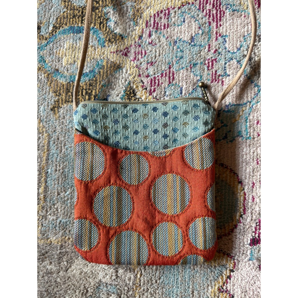 Maruca Crossbody Bag Orange Blue Women Small